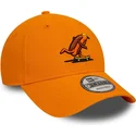 petten-gebogen-oranje-verstelbaar-9forty-hot-dog-character-van-new-era