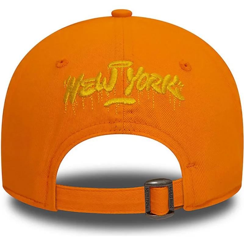 petten-gebogen-oranje-verstelbaar-9forty-hot-dog-character-van-new-era