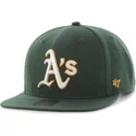 petten-plat-groen-snapback-van-oakland-athletics-mlb-van-47-brand