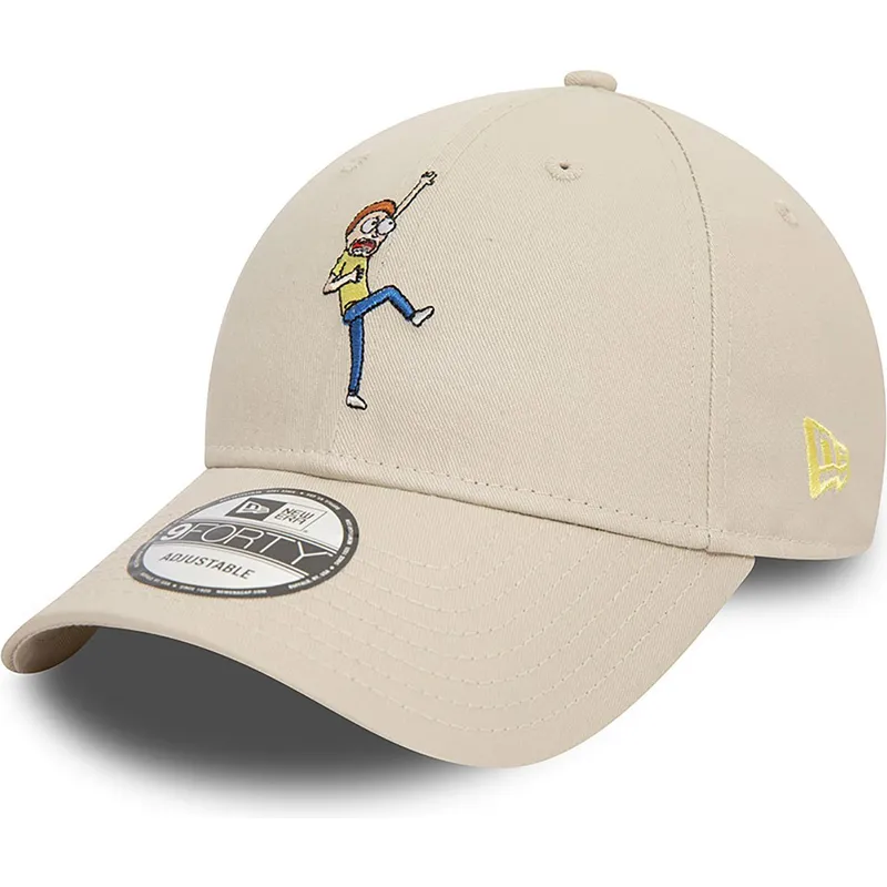 petten-gebogen-beige-verstelbaar-9forty-character-van-morty-smith-rick-y-morty-van-new-era