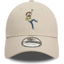 petten-gebogen-beige-verstelbaar-9forty-character-van-morty-smith-rick-y-morty-van-new-era