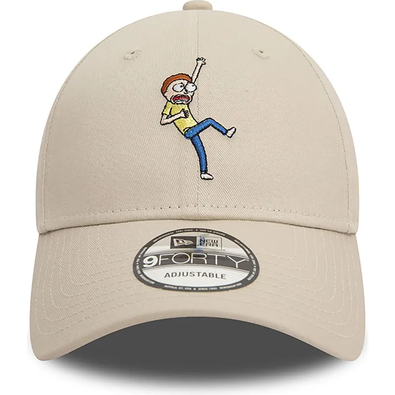 petten-gebogen-beige-verstelbaar-9forty-character-van-morty-smith-rick-y-morty-van-new-era