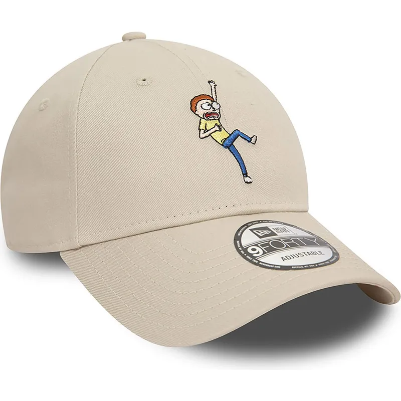 petten-gebogen-beige-verstelbaar-9forty-character-van-morty-smith-rick-y-morty-van-new-era