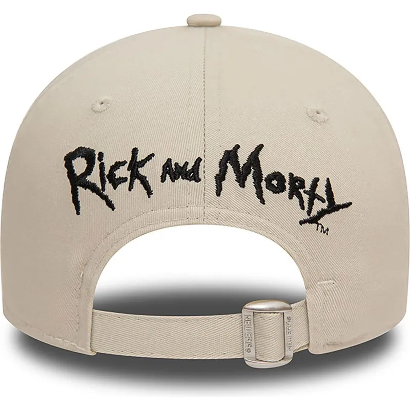 petten-gebogen-beige-verstelbaar-9forty-character-van-morty-smith-rick-y-morty-van-new-era