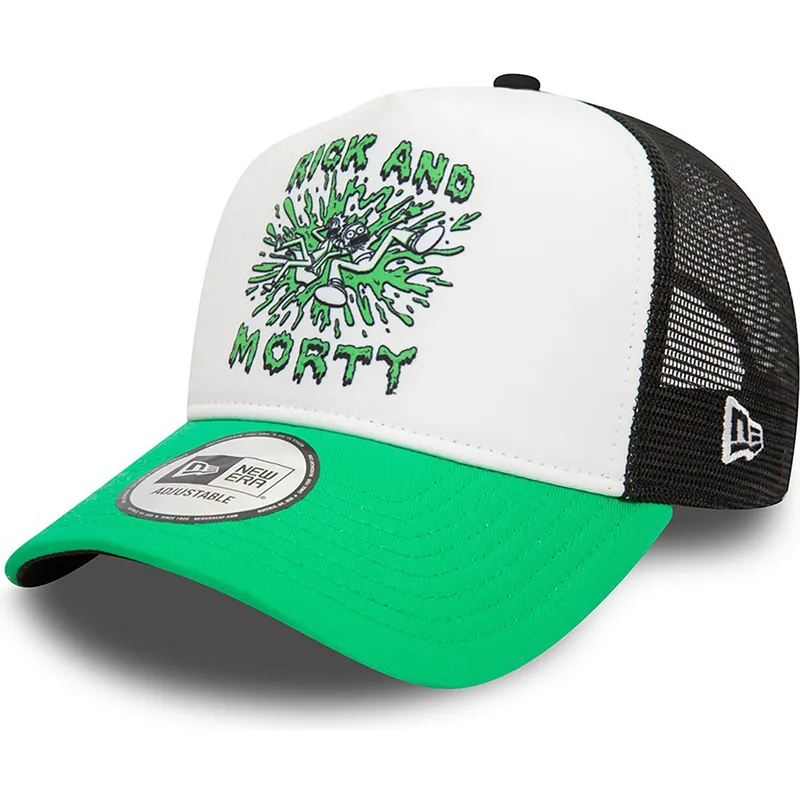 petten-gebogen-meerkleurig-snapback-a-frame-character-van-rick-y-morty-van-new-era