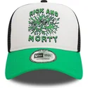 petten-gebogen-meerkleurig-snapback-a-frame-character-van-rick-y-morty-van-new-era