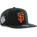 petten-plat-zwart-snapback-van-san-francisco-giants-mlb-van-47-brand