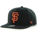 petten-plat-zwart-snapback-van-san-francisco-giants-mlb-van-47-brand