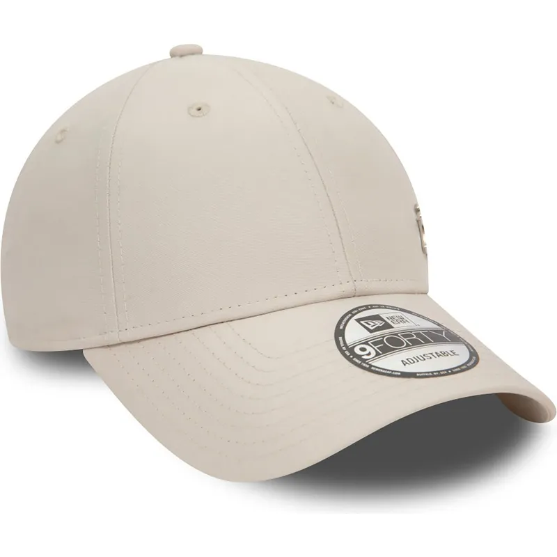 petten-gebogen-beige-verstelbaar-9forty-flawless-van-new-york-yankees-mlb-van-new-era