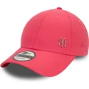 petten-gebogen-roze-verstelbaar-9forty-flawless-van-new-york-yankees-mlb-van-new-era