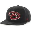 petten-plat-zwart-snapback-van-mlb-van-47-brand