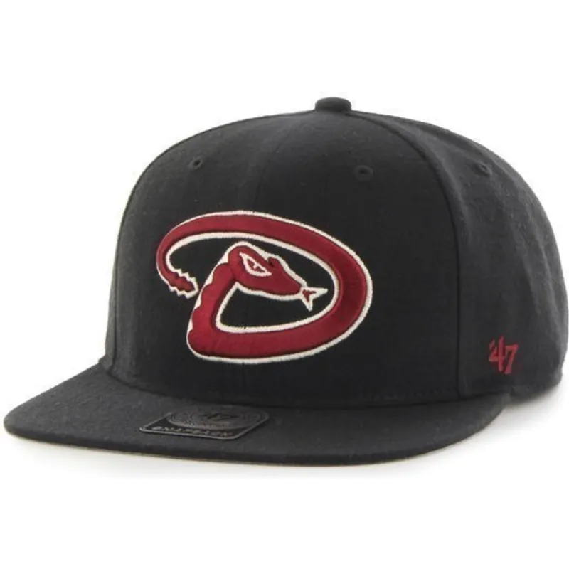 petten-plat-zwart-snapback-van-mlb-van-47-brand petten-plat-zwart-snapback-van-mlb-van-47-brand