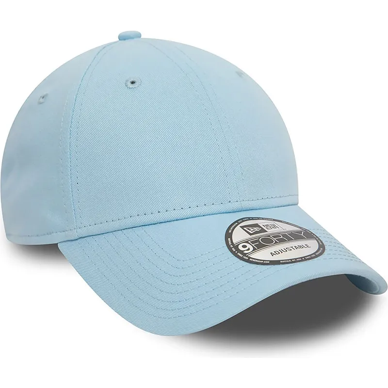 petten-gebogen-blauw-verstelbaar-9forty-essential-van-new-era