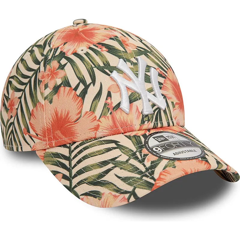 petten-gebogen-meerkleurig-verstelbaar-9forty-tropical-van-new-york-yankees-mlb-van-new-era