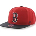 petten-plat-rood-snapback-van-boston-red-sox-mlb-van-47-brand