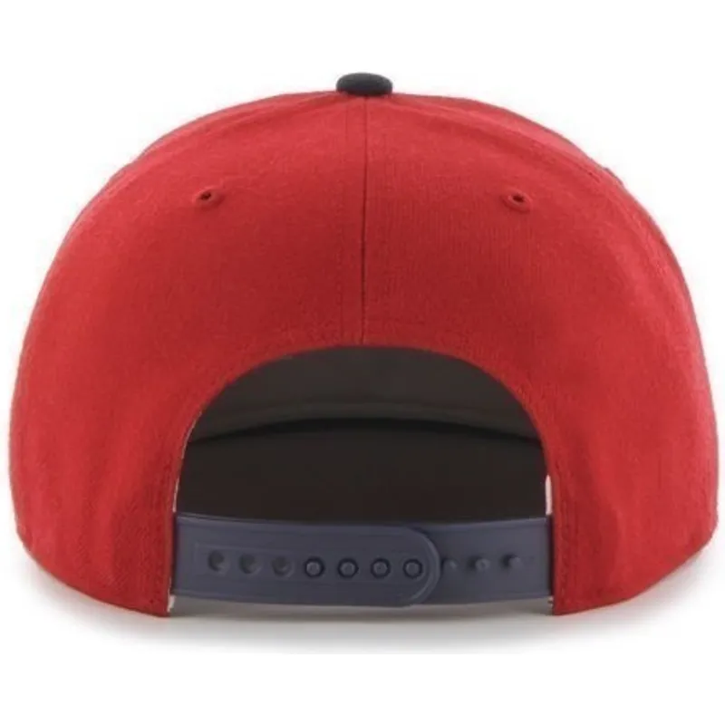 petten-plat-rood-snapback-van-boston-red-sox-mlb-van-47-brand