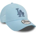 petten-gebogen-blauw-snapback-9forty-home-field-van-los-angeles-dodgers-mlb-van-new-era