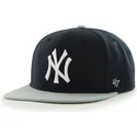 petten-plat-marineblauw-snapback-van-new-york-yankees-mlb-van-47-brand