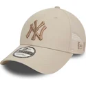 petten-gebogen-beige-snapback-9forty-home-field-van-new-york-yankees-mlb-van-new-era
