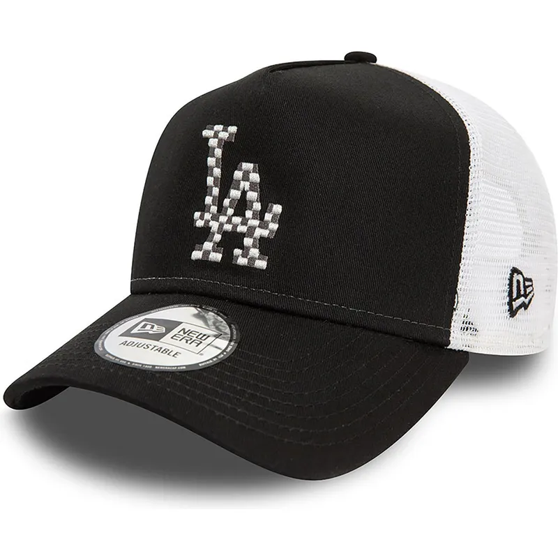 petten-gebogen-zwart-snapback-a-frame-seasonal-infill-van-los-angeles-dodgers-mlb-van-new-era