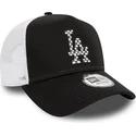 petten-gebogen-zwart-snapback-a-frame-seasonal-infill-van-los-angeles-dodgers-mlb-van-new-era