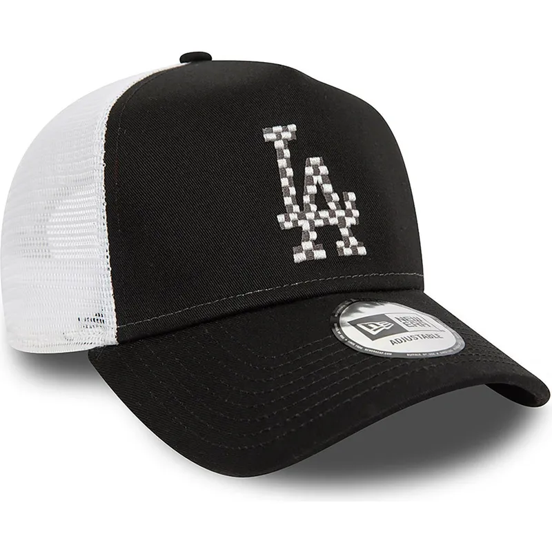 petten-gebogen-zwart-snapback-a-frame-seasonal-infill-van-los-angeles-dodgers-mlb-van-new-era