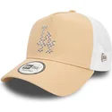 petten-gebogen-bruin-snapback-a-frame-seasonal-infill-van-los-angeles-dodgers-mlb-van-new-era