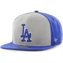 petten-plat-blauw-snapback-van-los-angeles-dodgers-mlb-van-47-brand