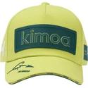 petten-gebogen-geel-verstelbaar-patch-aston-martin-f1-team-x-kimoa-van-aston-martin-formula-1-van-kimoa