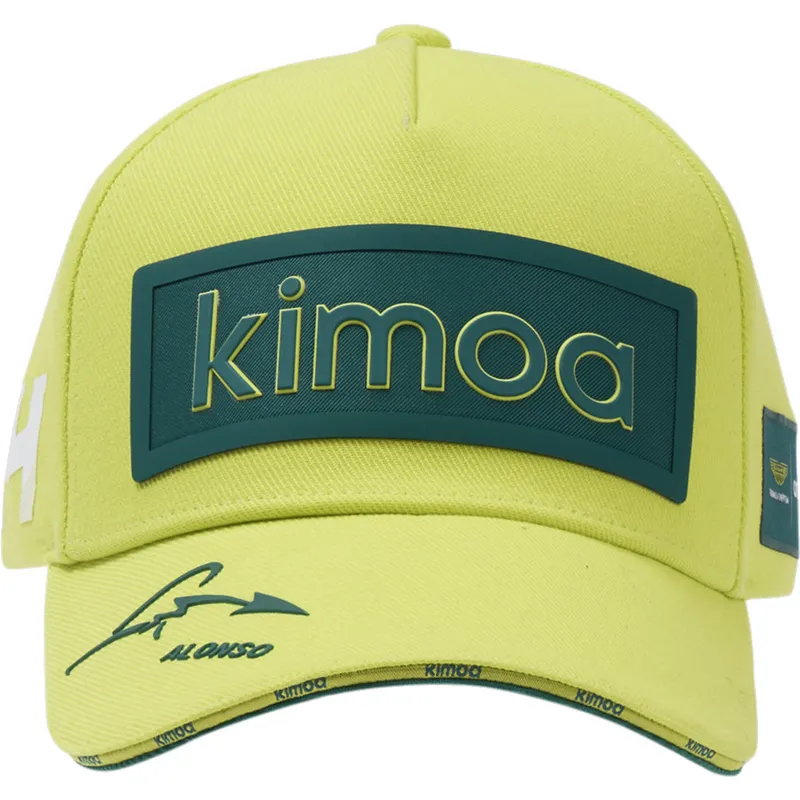 petten-gebogen-geel-verstelbaar-patch-aston-martin-f1-team-x-kimoa-van-aston-martin-formula-1-van-kimoa