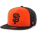 petten-plat-zwart-snapback-van-san-francisco-giants-mlb-van-47-brand
