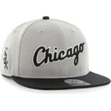petten-plat-grijs-snapback-letras-van-chicago-white-sox-mlb-van-47-brand