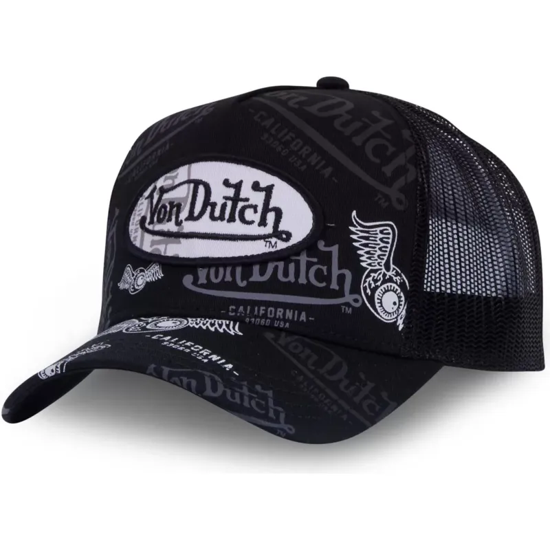 petten-gebogen-zwart-snapback-le-gre-van-von-dutch