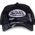 petten-gebogen-zwart-snapback-le-gre-van-von-dutch