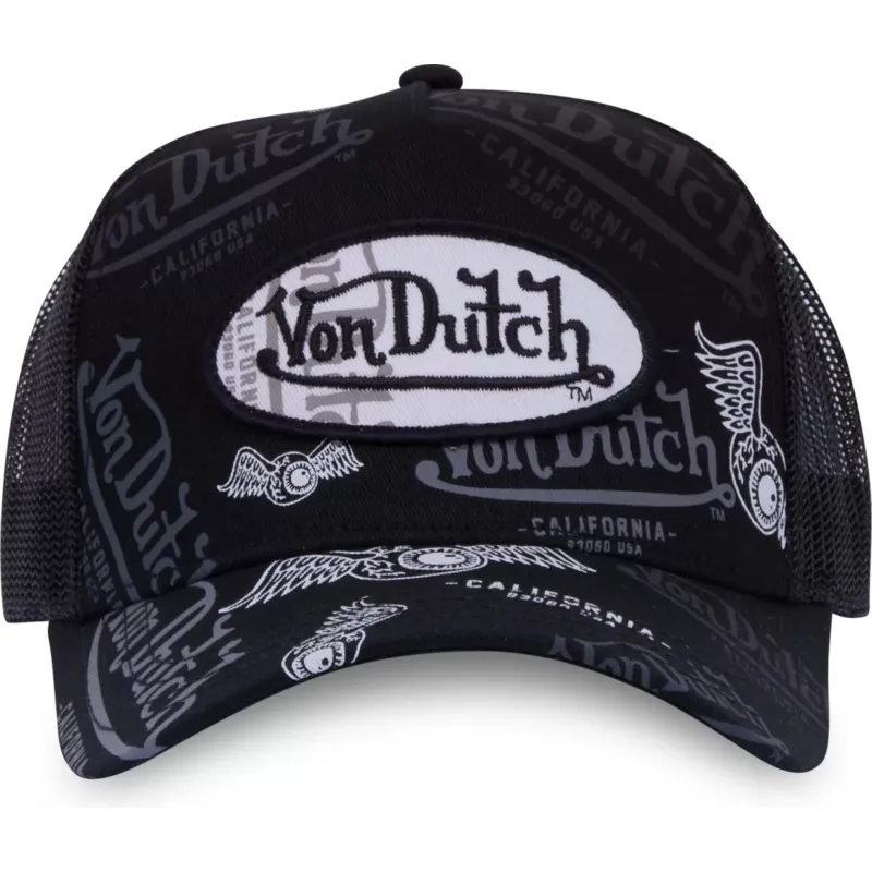 petten-gebogen-zwart-snapback-le-gre-van-von-dutch