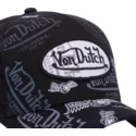 petten-gebogen-zwart-snapback-le-gre-van-von-dutch