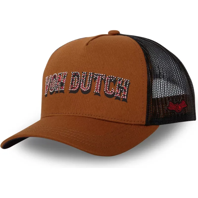 petten-gebogen-bruin-snapback-stud-n-van-von-dutch