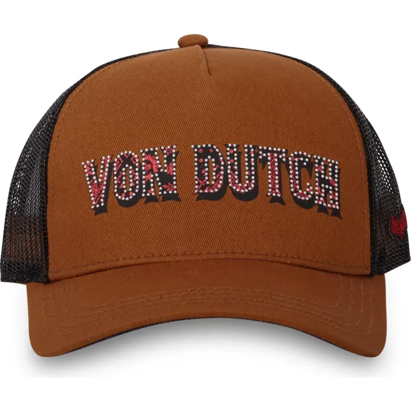 petten-gebogen-bruin-snapback-stud-n-van-von-dutch