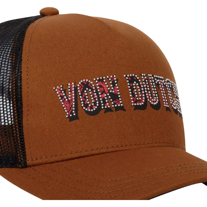 petten-gebogen-bruin-snapback-stud-n-van-von-dutch