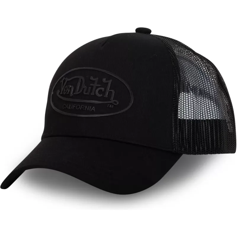 petten-gebogen-zwart-snapback-log01-van-von-dutch