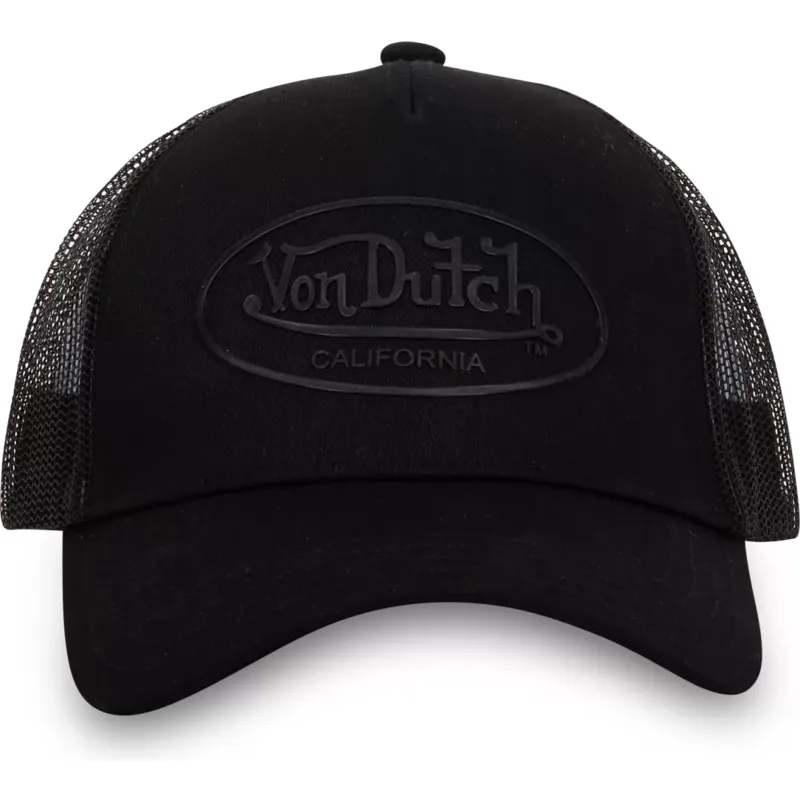 petten-gebogen-zwart-snapback-log01-van-von-dutch
