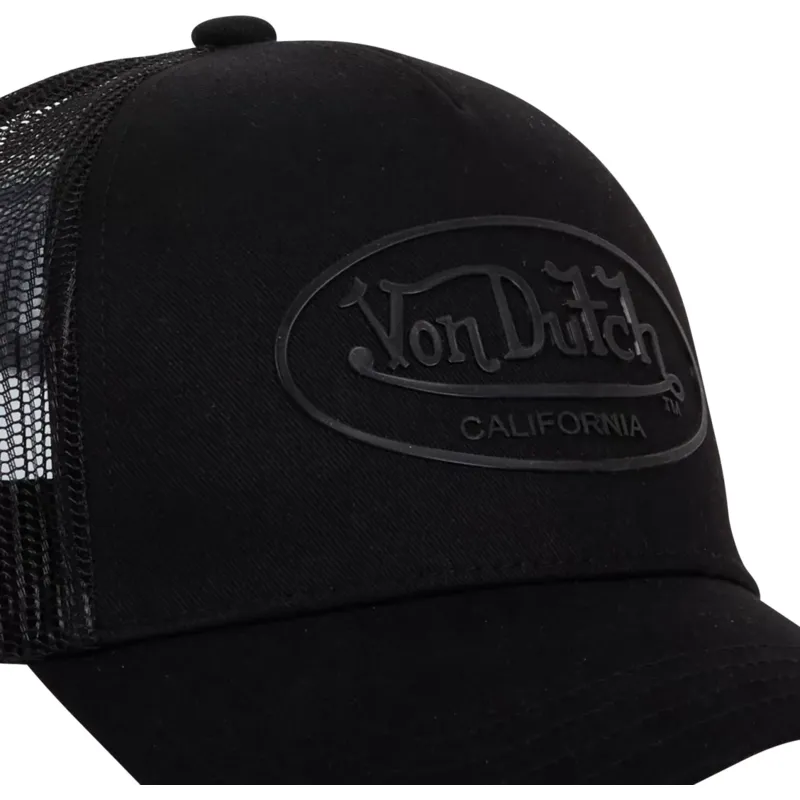 petten-gebogen-zwart-snapback-log01-van-von-dutch