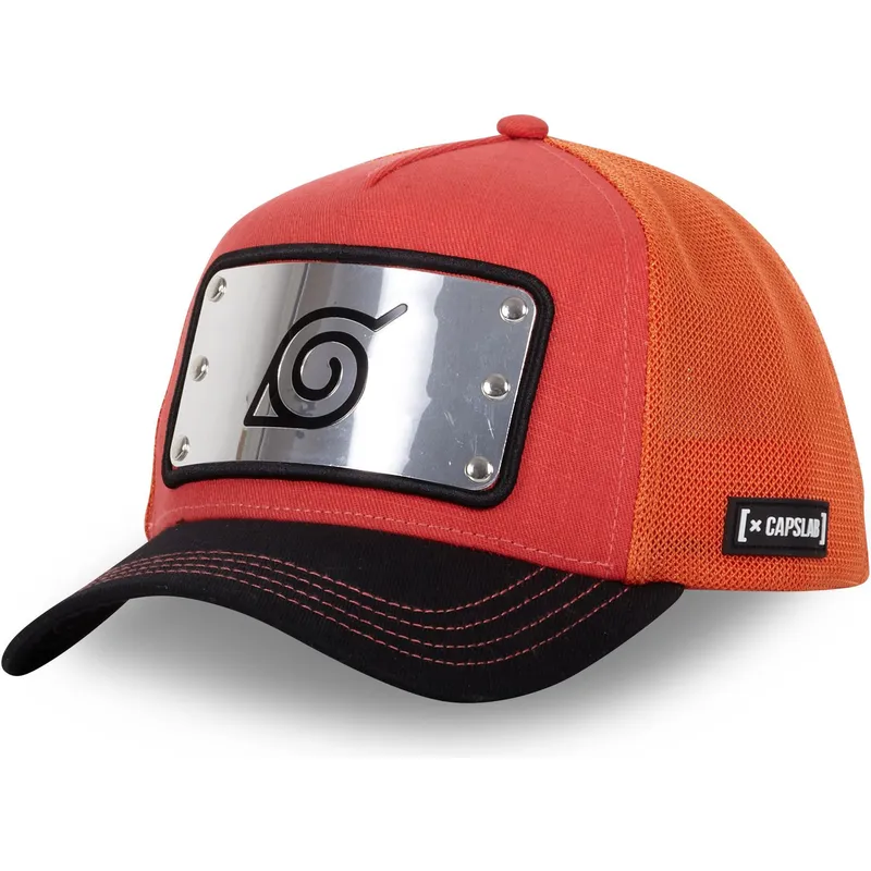 petten-gebogen-rood-snapback-nme-konoha-naruto-van-capslab