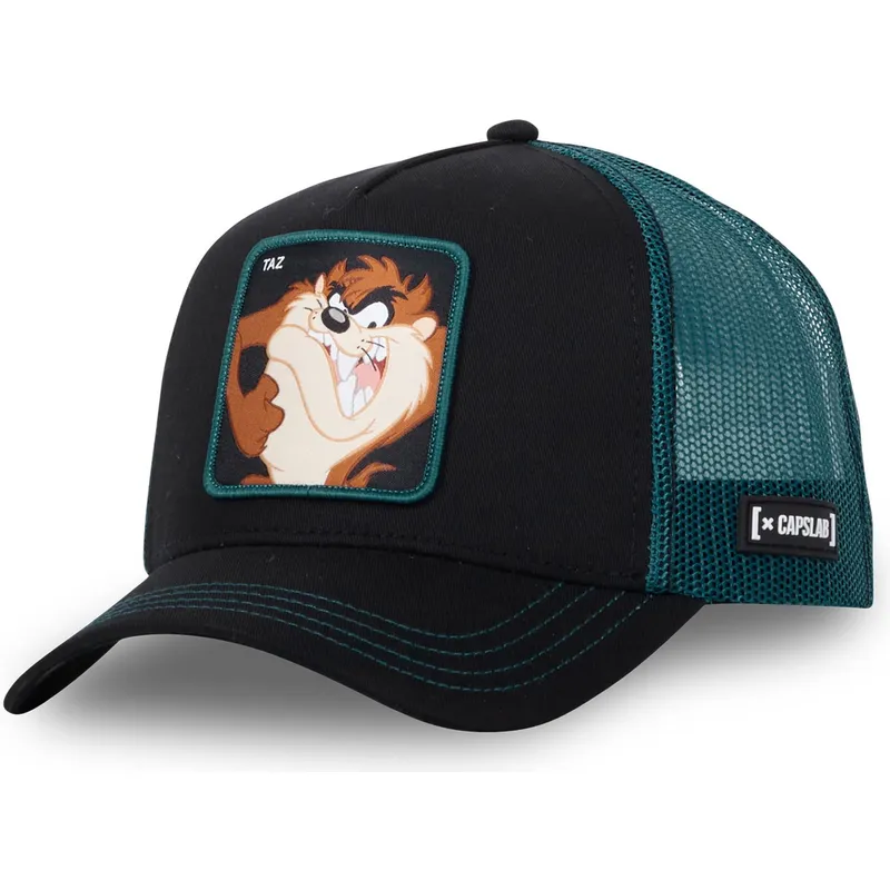 petten-gebogen-zwart-snapback-tasmaanse-duivel-looney-tunes-van-capslab