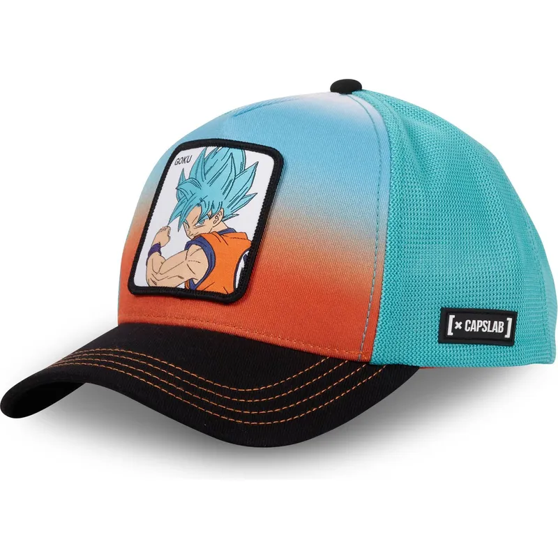 petten-gebogen-meerkleurig-snapback-super-saiyan-blue-blu-son-goku-dragon-ball-van-capslab