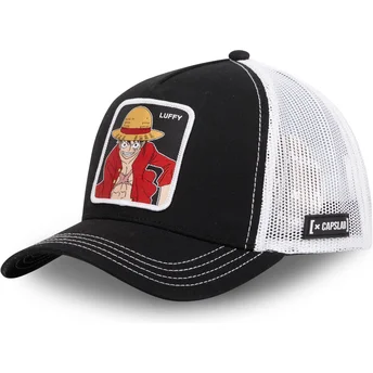 Petten gebogen zwart snapback MON1 Monkey D. Luffy One Piece van Capslab