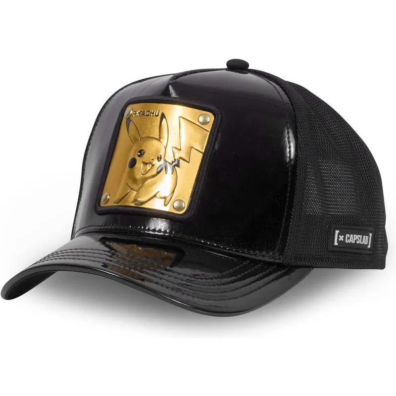 petten-gebogen-zwart-snapback-pik2-pikachu-pokemon-van-capslab