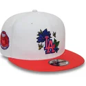 petten-plat-rood-snapback-9fifty-floral-van-los-angeles-dodgers-mlb-van-new-era