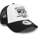 petten-gebogen-zwart-snapback-a-frame-graphic-van-hot-dog-new-york-van-new-era
