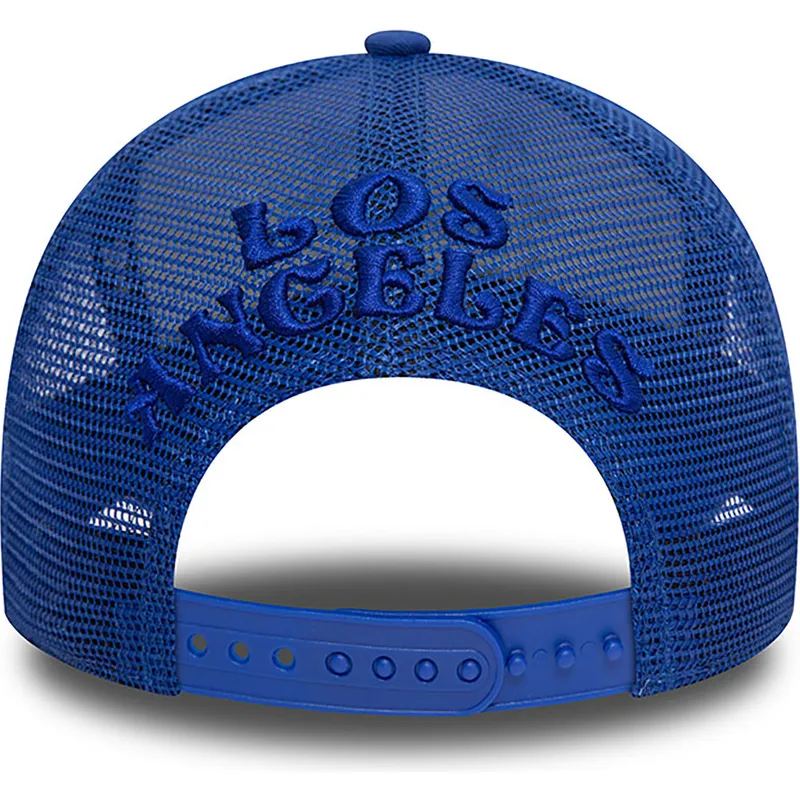 petten-gebogen-blauw-snapback-a-frame-frame-graphic-van-ice-cream-los-angeles-van-new-era